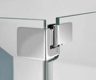 Achat R Plus shower raise-and-lower swing fitting, exterior closed