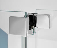 Achat R Plus shower raise-and-lower swing fittings, exterior open
