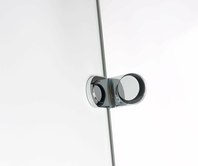 Inloop square bracket with direct wall mount option fixed part