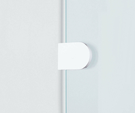 Inloop round bracket with direct wall mount option fixed part