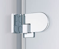 Spinell Plus glass–wall hinge, exterior