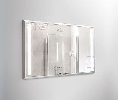 SPRINZ Spiegelschrank Silver-Line