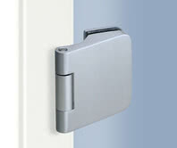 3-piece hinge with sleeve, front