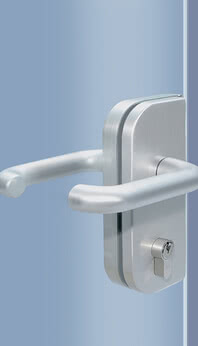 Door handle and lock – One connected unit