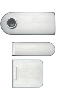 Horizontal polish direction on Private-Line lock and 2-piece hinges