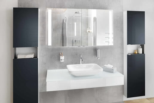 SPRINZ Spiegelschrank Silver-Line