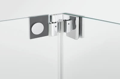 Glass shower Walk-in Plus raise-and-lower swing fitting