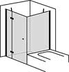 Edition Line bathtub solution with fixed part
