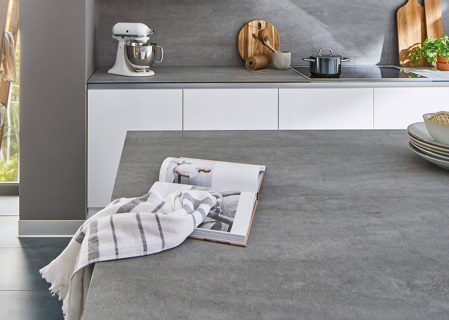 Worktops with porcellain ceramic by SPRINZ