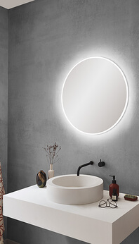 Smart-Line 4.0 planar mirror in round