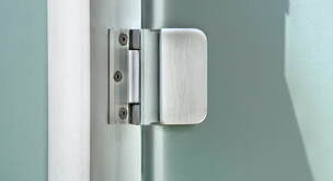 Door fitting post system premium revolving door from SPRINZ