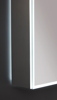 SPRINZ Spiegelschrank Pure-Line mit optionaler Rückwandbeleuchtung