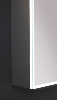 SPRINZ Spiegelschrank Pure-Line mit LED-Beleuchtung