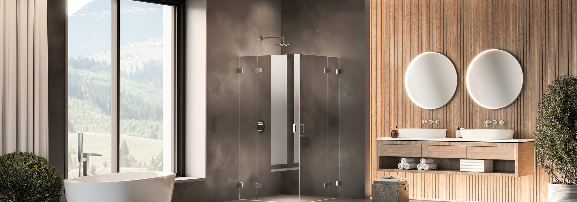 Dusche Amara Beschlag, unten